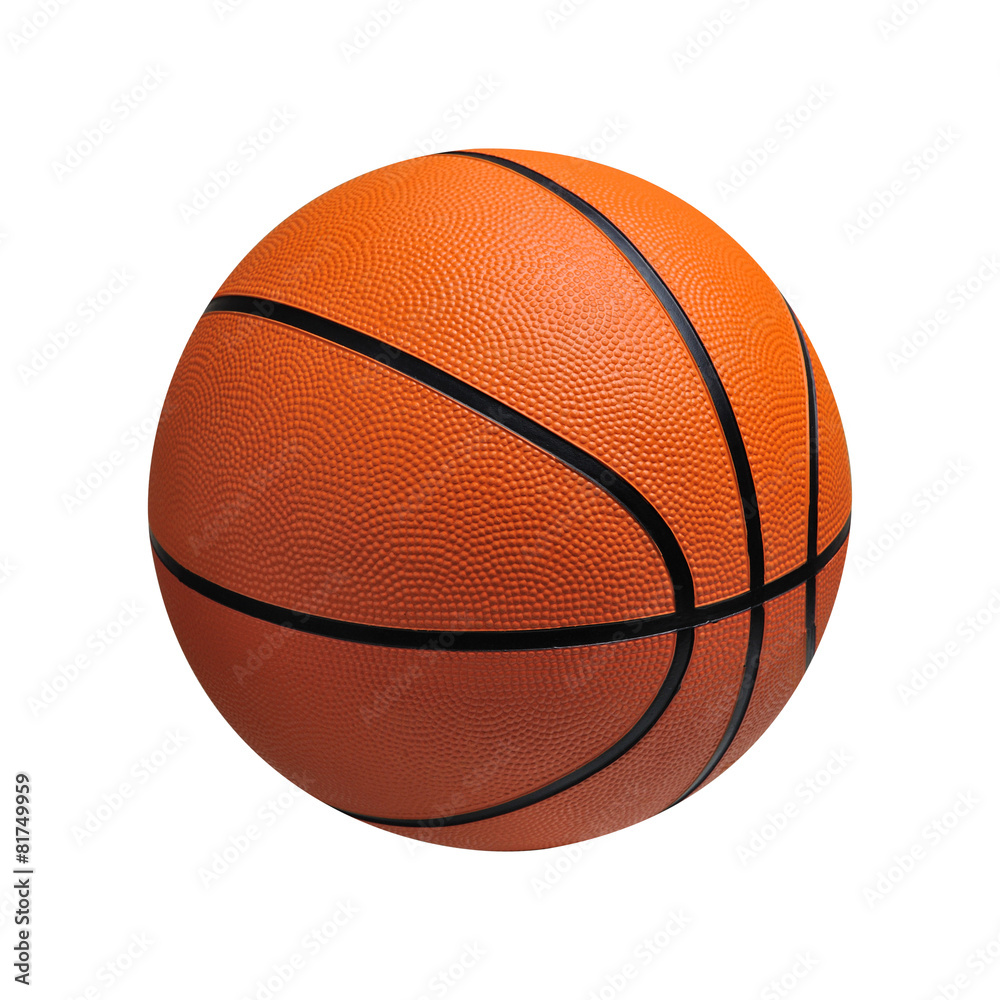 Fototapeta premium Basketball isolated on white background