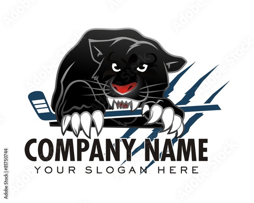 panther logo icon vector