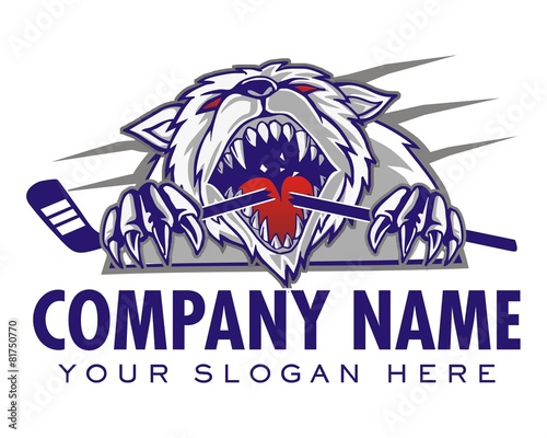 tiger bear logo icon vector