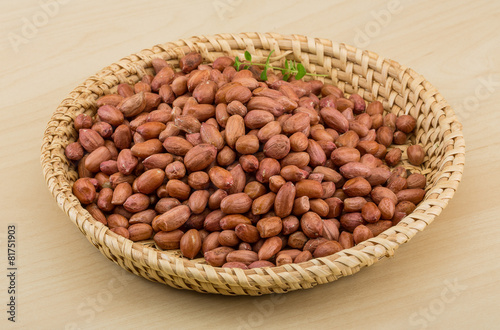 Peanut in the bowl