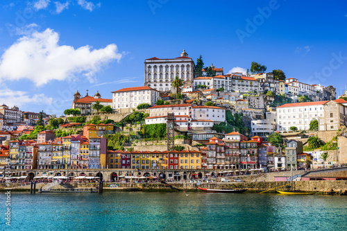 Porto, Portugal Cityscape on the Douro River photo