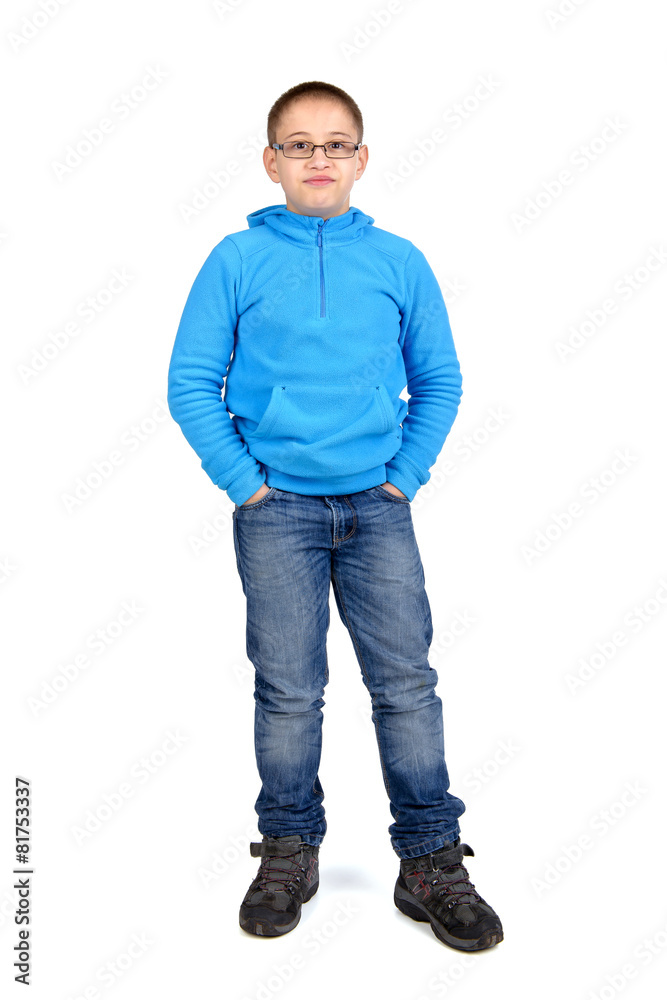 Naklejka premium Boy in the hood