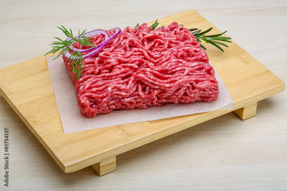 Raw beef minced meat Raw beef minced meat