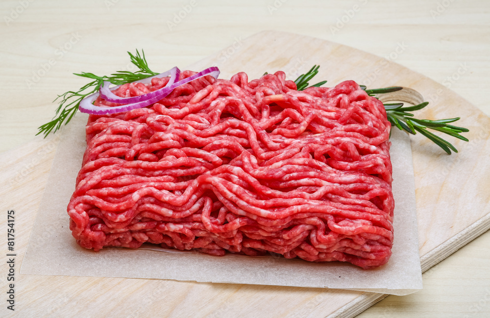 Raw beef minced meat Raw beef minced meat