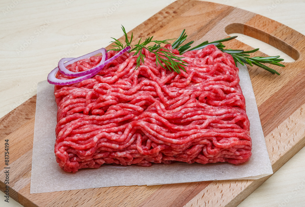 Raw beef minced meat Raw beef minced meat