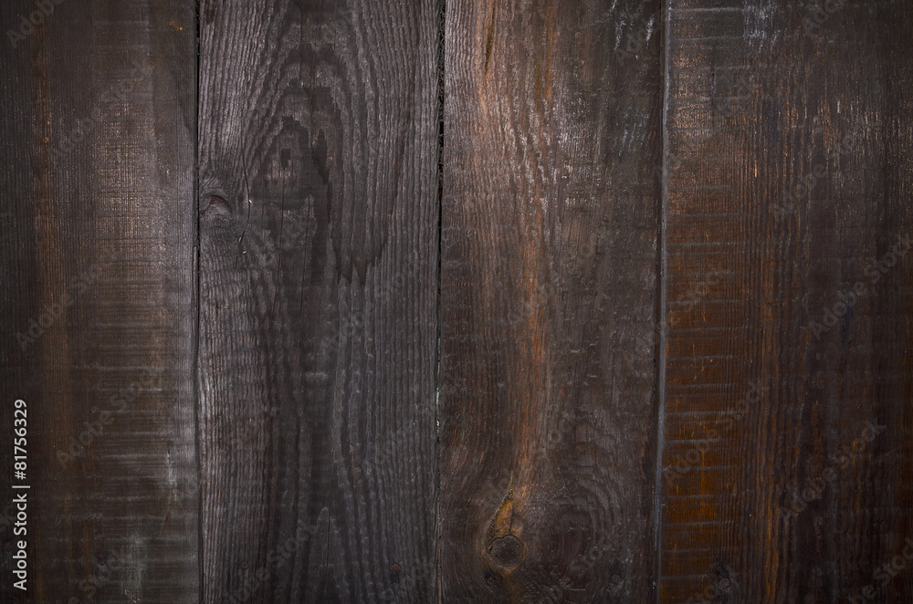 Obraz premium Painted old wooden wall.