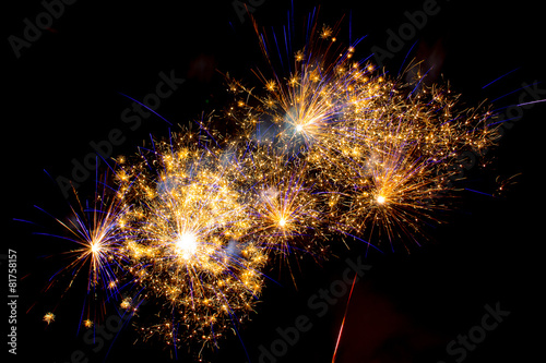 Billede på lærred feux artifice