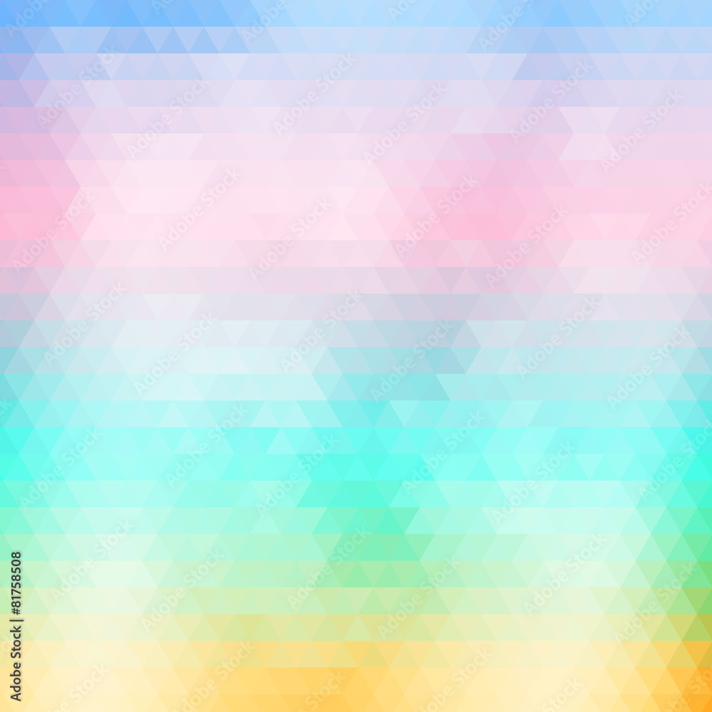 Soft colored abstract  geometric background