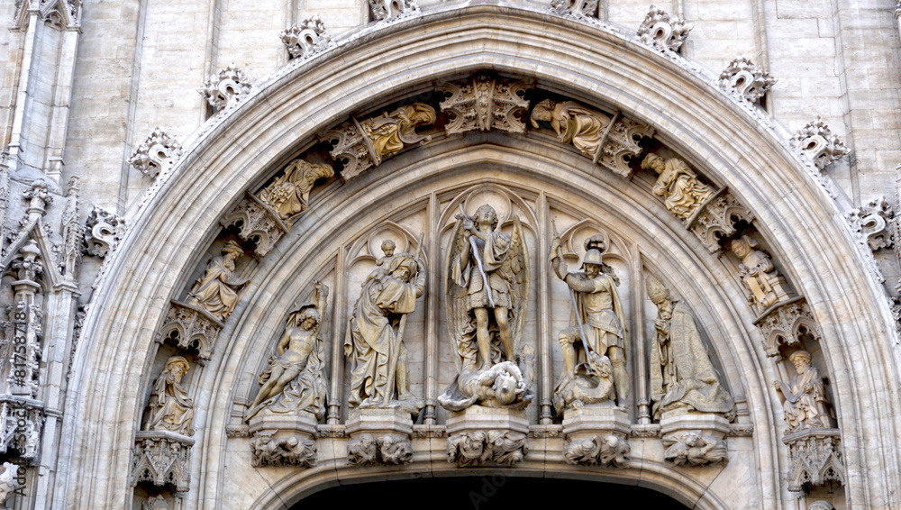 architectural details in belgium