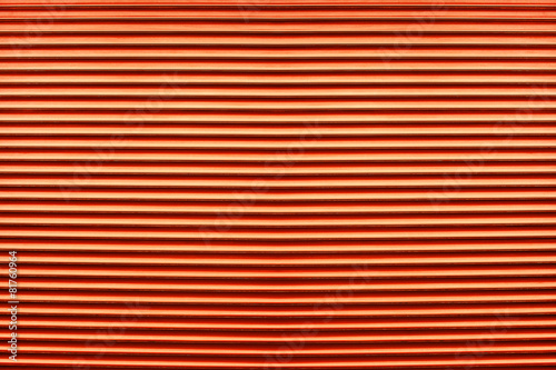 Texture of colorful orange plastic shutters for abstract