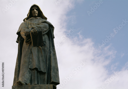 Fotografie Giordano Bruno, the philosopher in Rome and the inquisition