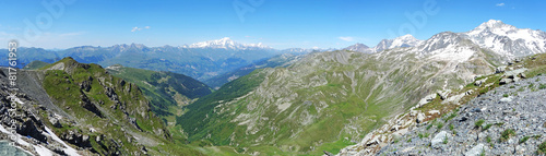 Panorama sur les Alpes photo