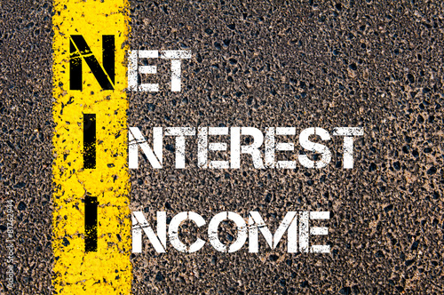 Business Acronym NII - Net Interest Income photo