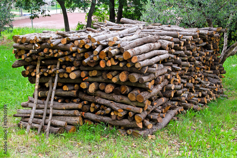 Firewood stack