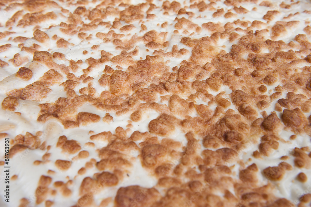 Macaroni bechamel at an oriental restaurant buffet Macaroni bechamel at an oriental restaurant buffet