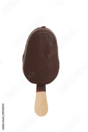 small chocolate ice cream popsicle
