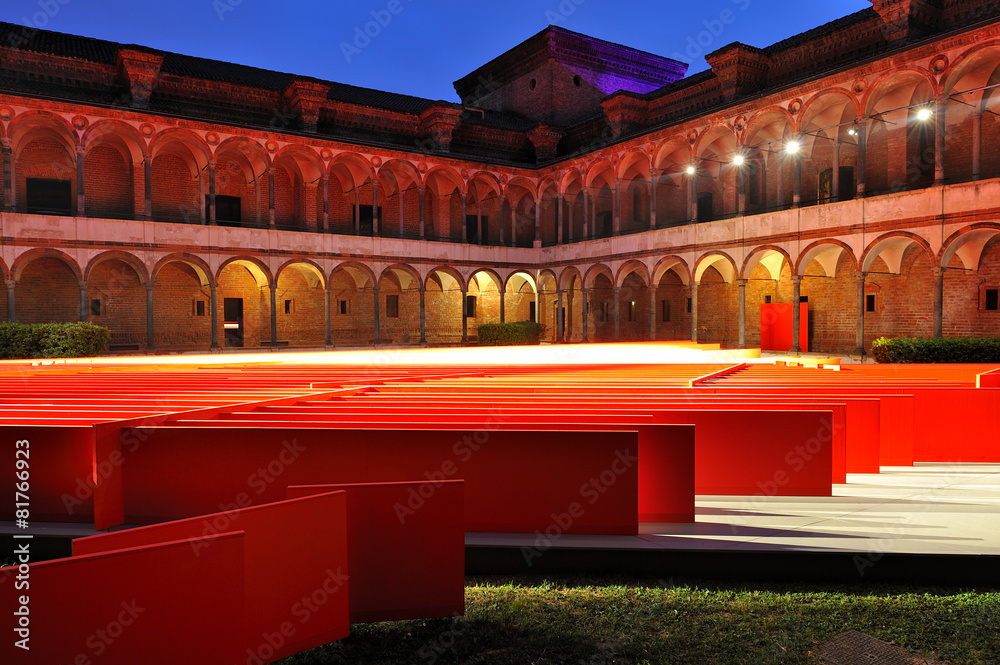 Naklejka premium Milano Design Week 2015 - Fuorisalone - Università Statale