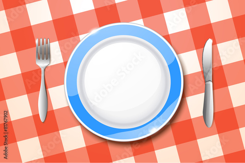 plate on skirt