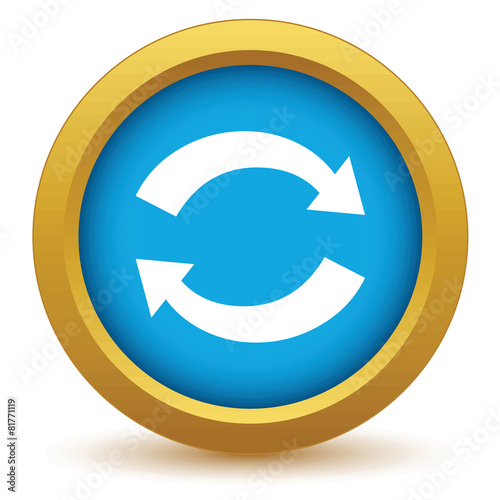 Gold reverse icon