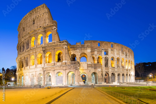 Colosseum the landmark of Rome, Italy.