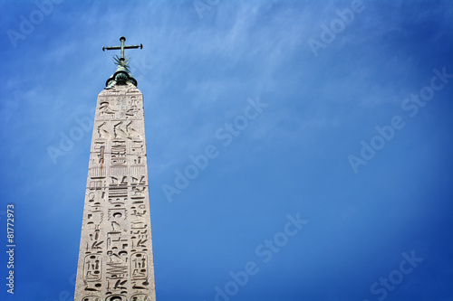 Canvas Print Obelisk in Rome