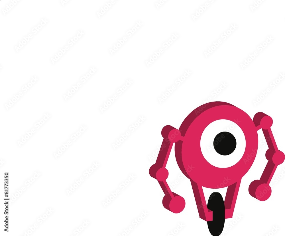 Мультфильм векторные робот Мультфильм векторные робот