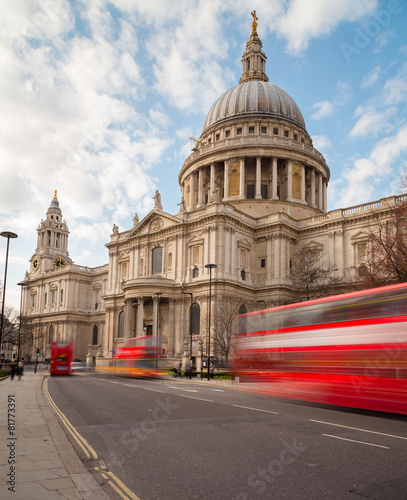 St Pauls Cathedral and Traffic © mikecleggphoto