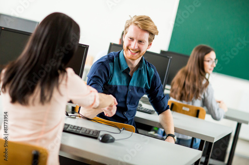 Students in the classroom