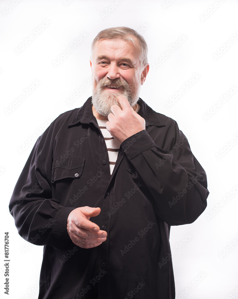 Old man with a beard Old man with a beard