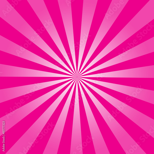 Pink ray retro background vector illustration