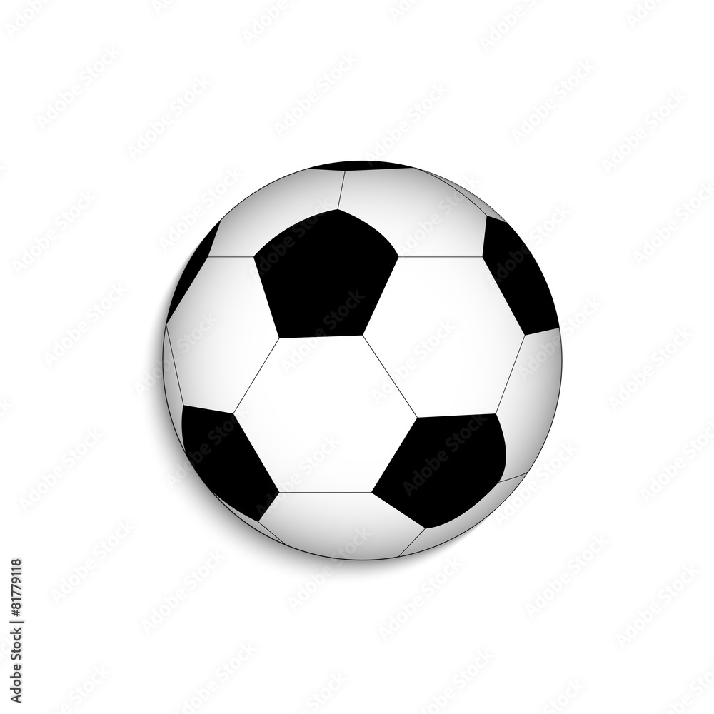 Naklejka premium Soccer Ball Illustration