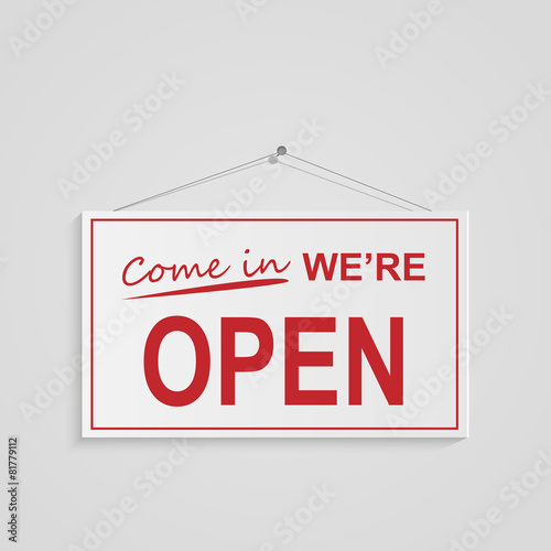 Open Sign