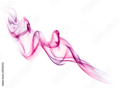 Gefärbte Rauchwolke in Pink