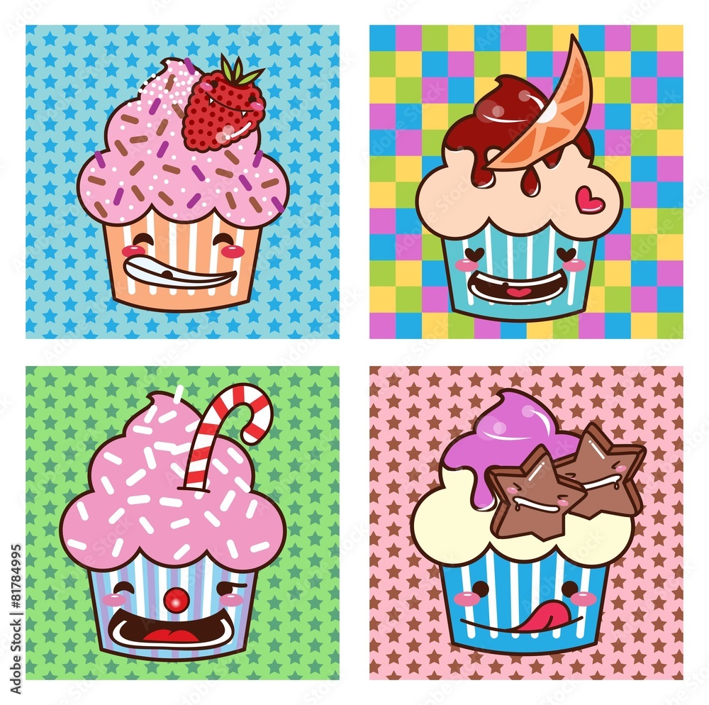 Boneca Kawaii - Pedido Coelha141 - Desenho de cupcake_kawaii23 - Gartic