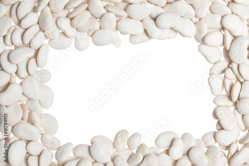 White beans frame