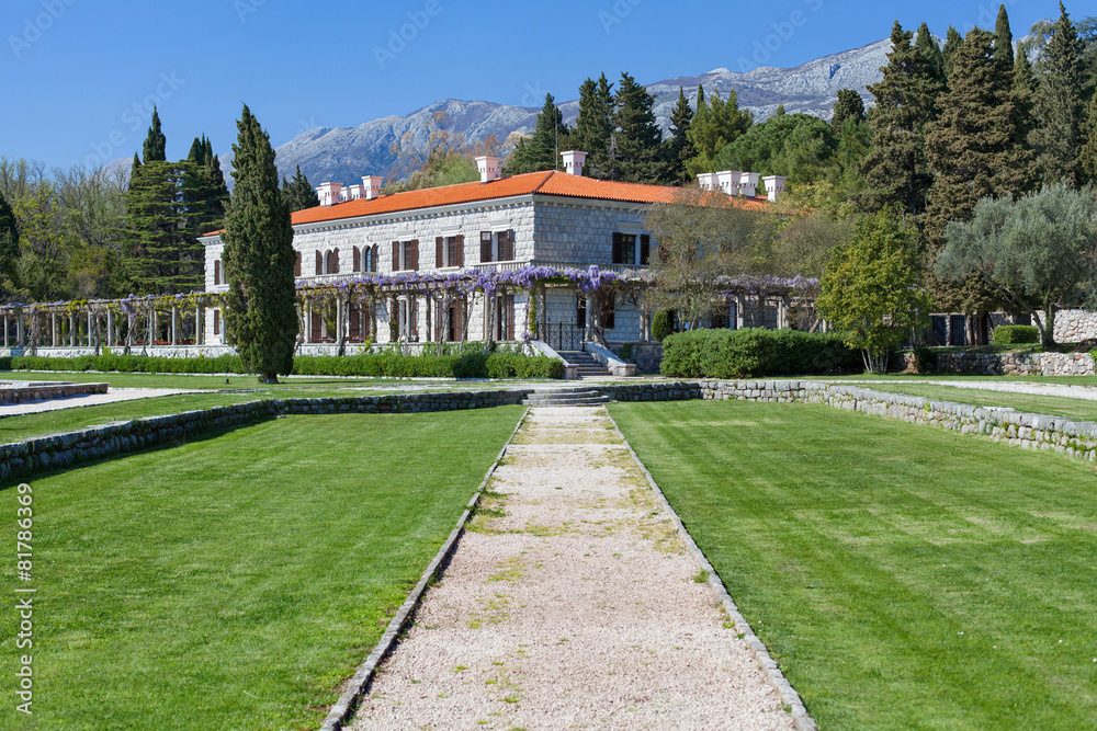 The summer residence of the Yugoslav King