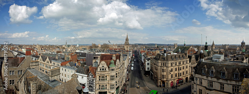 Panoramic view of Oxford, England, UK © Skowron