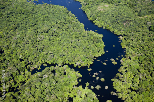 アマゾン川空撮 © san724