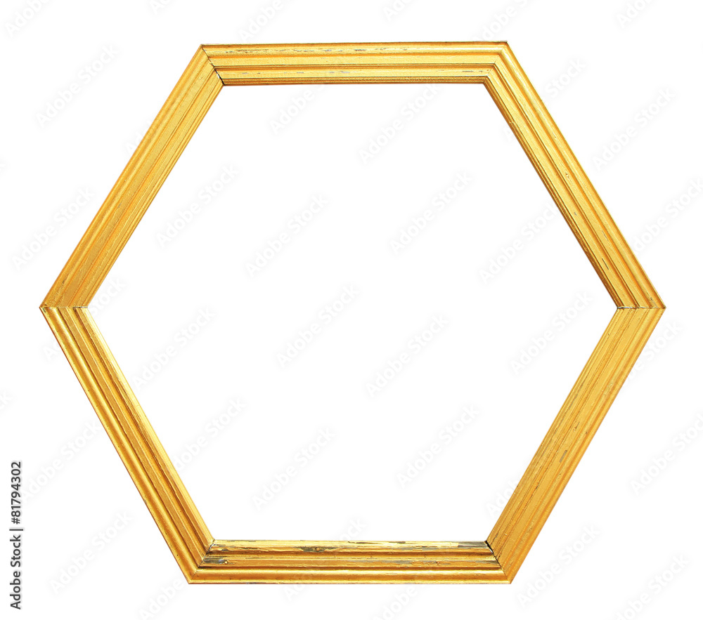 Hexagon wooden frame Hexagon wooden frame