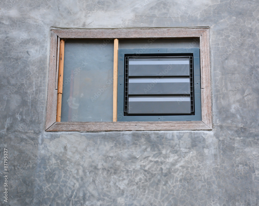 Window on wall Window on wall