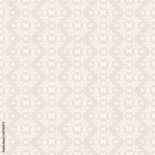 Seamless Damask Wallpaper