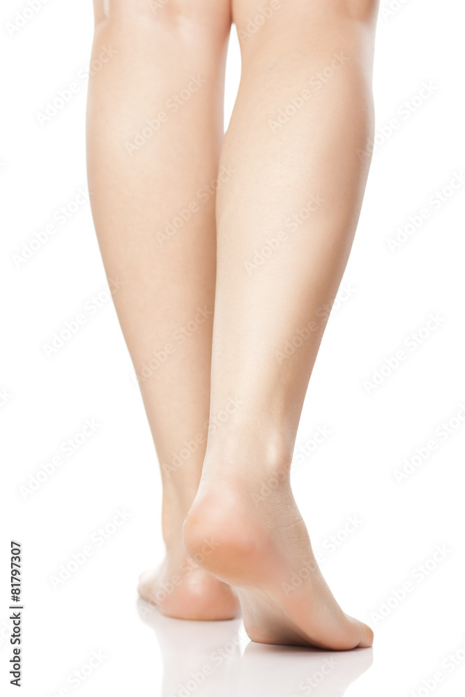 Beautiful Female Barefoot - Stock Image Beautiful Female Barefoot - Stock Image