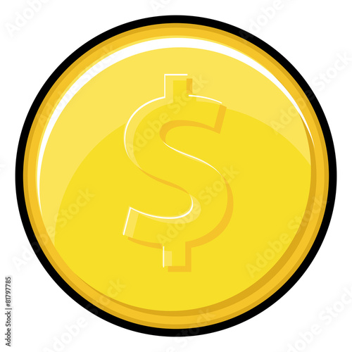 Shiny Dollar Coin