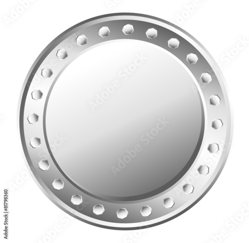 Shiny Silver Coin