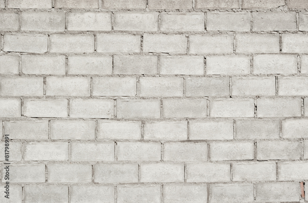 Fototapeta premium white bricks wall, grunge background