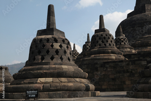 Borobudur Temple, Central Java, Indonesia.