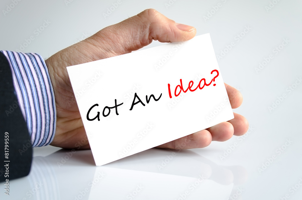 Got An Idea Concept Got An Idea Concept