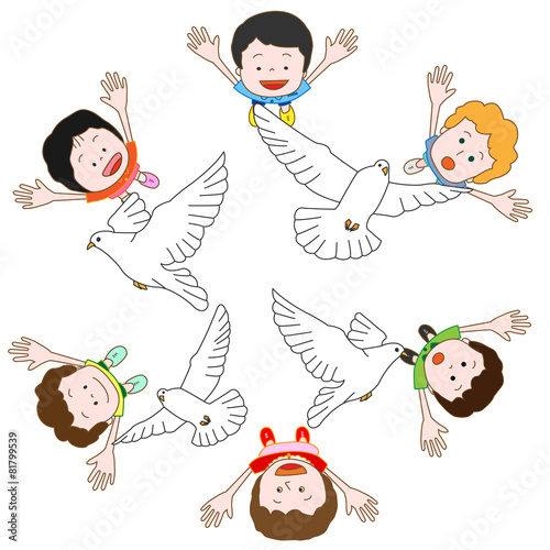 平和を願う子供たち