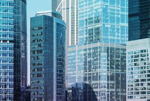Photography International Business Centre in Moscow, Russia. Moscow-City