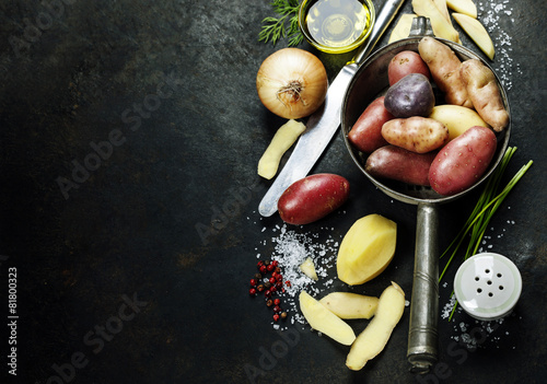 Cooking fresh potatoes